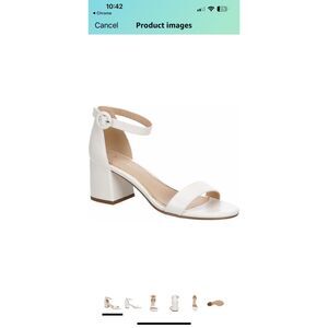 NEW XAPPEAL Hartley - Women's Open Toe Low Block Heel Dress Sandals with Ankle S